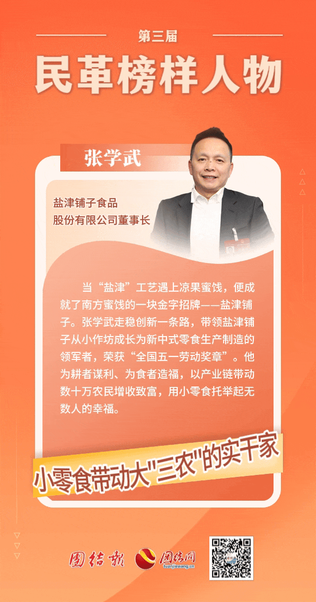 鹽津鋪?zhàn)佣麻L(zhǎng)張學(xué)武榮獲“民革榜樣人物”稱號(hào)！